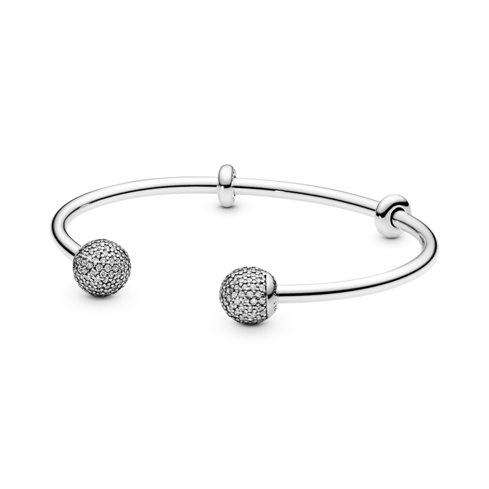 Brazalete Rígido Abierto Rivy Texturizado