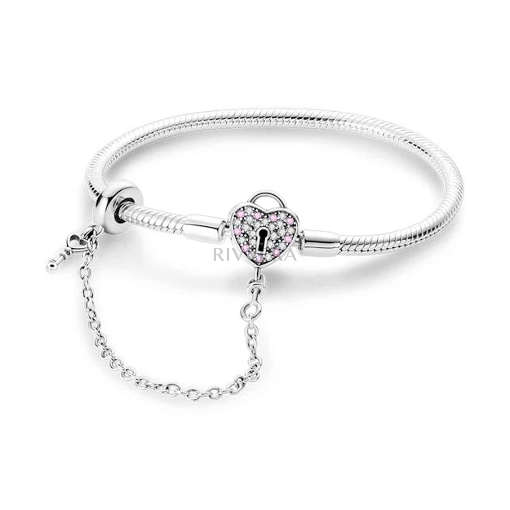 Brazalete Rivy Corazón Rosa