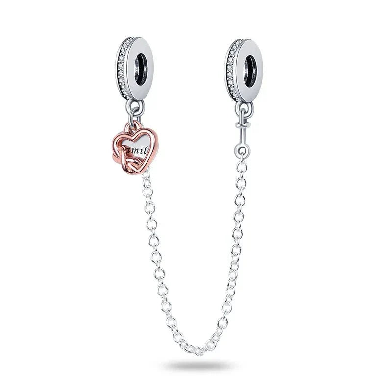 Cadena de seguridad Love rosé